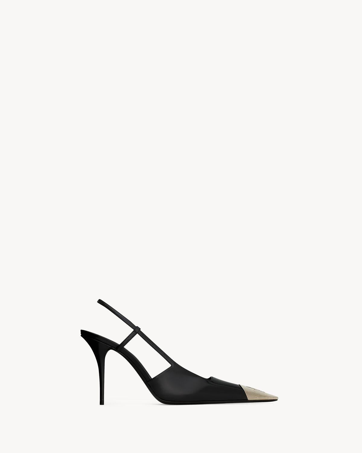 Jeanne slingback pumps 841158 AAFAN1000 SAINT LAURENT 