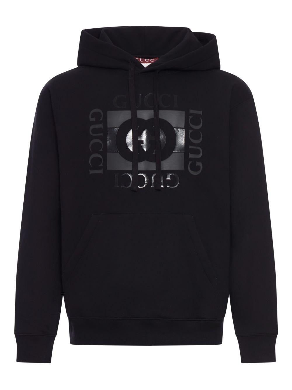 logo-print hoodie 855976 XJHNH1152 GUCCI 
