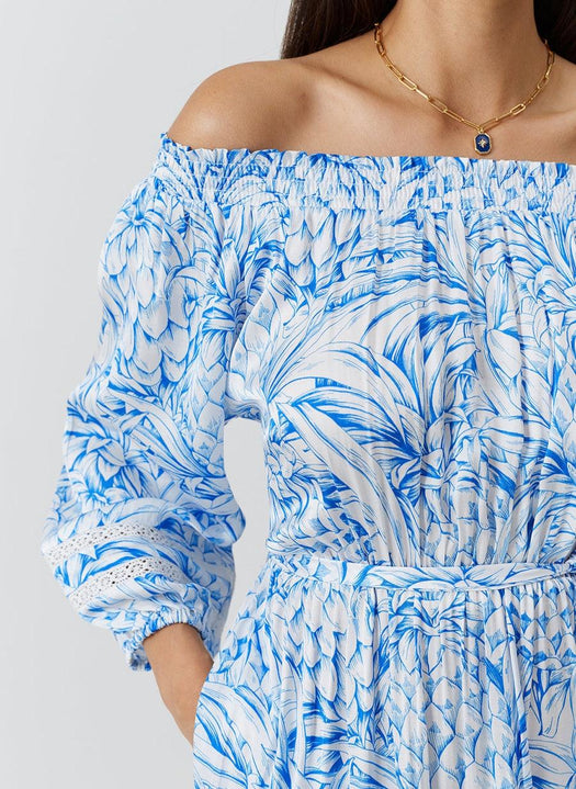 Clover Pineapples Dress CLOVER SS PNPLS MELISSA ODABASH 