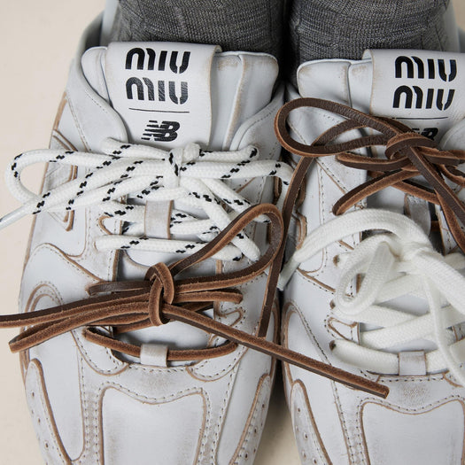 new balance x miu miu mule scamosciato delave' 5E333E F005 3G48F0009 MIU MIU 