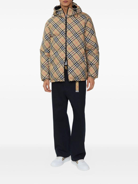 reversible check puffer jacket 8110215 B9368 BURBERRY 