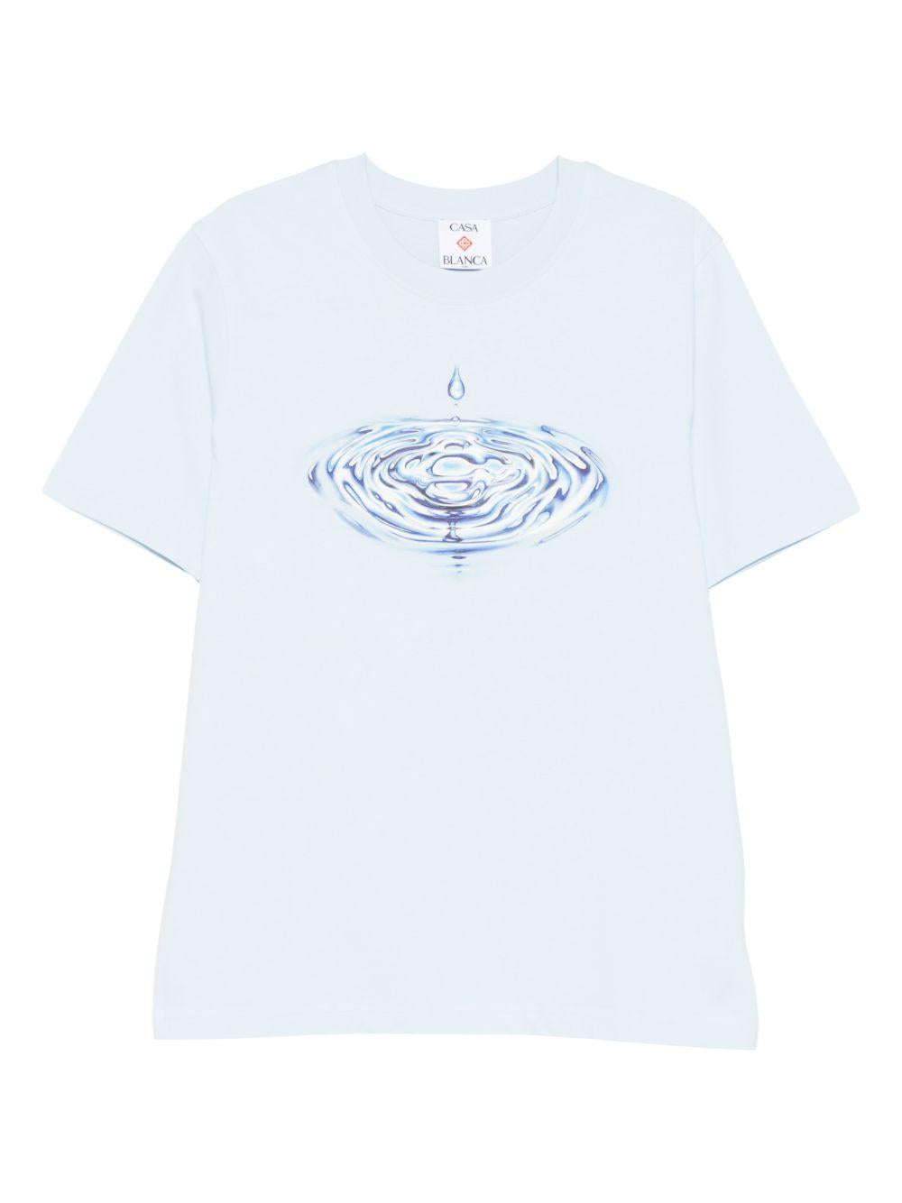 graphic tee T-shirt M-SP26-JTS-001-05 DRIP LOGO CASABLANCA 