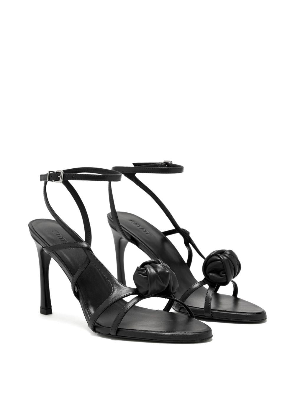 rosette strap sandals 115991100 100 ROTATE 