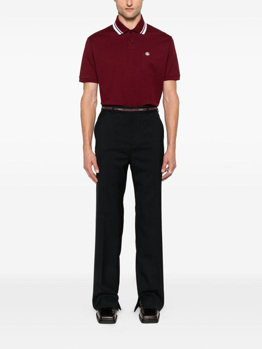 tipped-collar polo shirt<BR/><BR/> 795174 XJHHM6207 GUCCI 