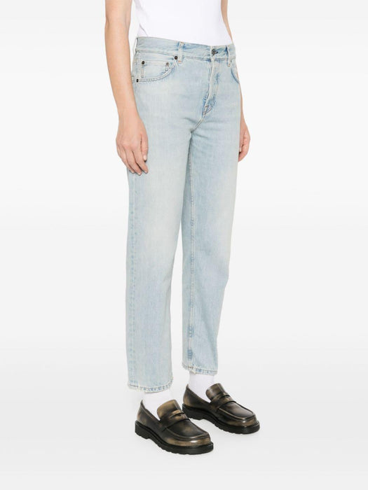 logo-lettering jeans GWP526 S OOO 14QUF0013 MIU MIU 