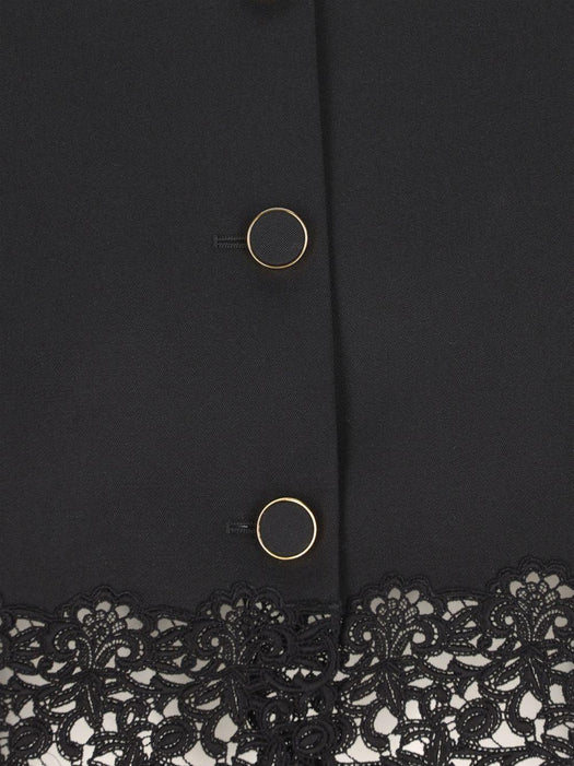 Collarless cropped jacket CH26AVE24067 001 CHLOÉ 