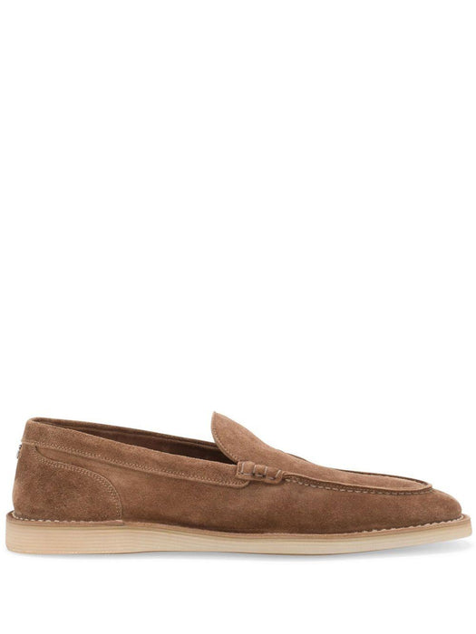 DG-plaque suede loafers A50593 AS70780024 DOLCE & GABBANA 