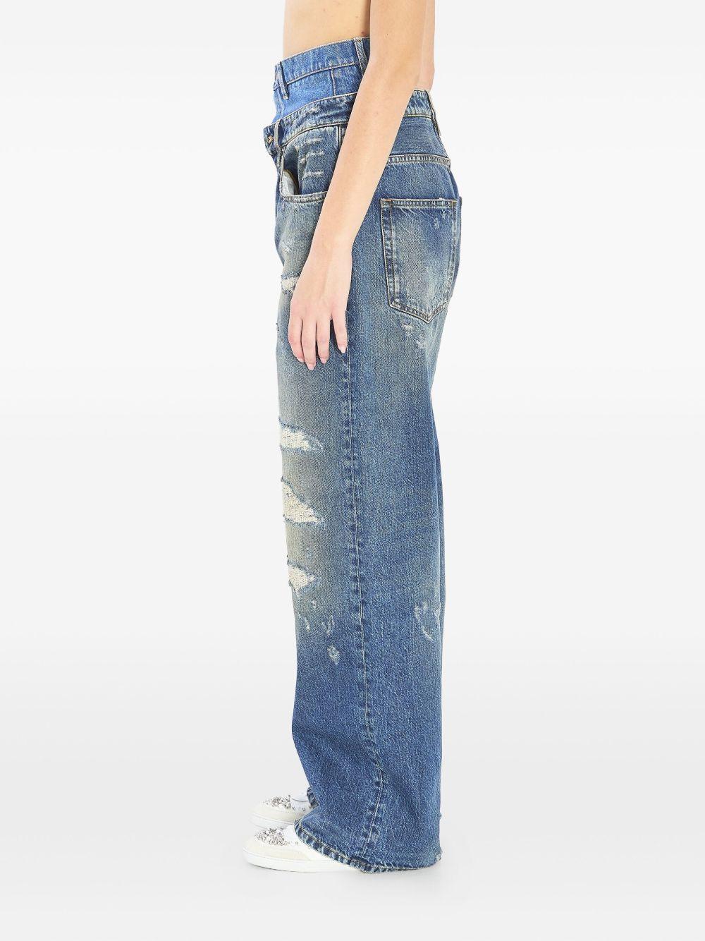 double-waist distressed jeans FTDGSD G8OH5S9001 DOLCE & GABBANA 