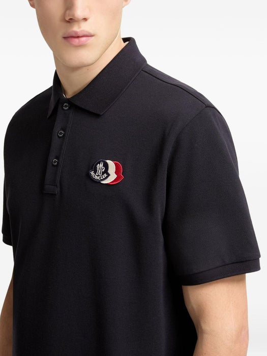 logo-patch polo shirt L10918A00030 89A1677X MONCLER 