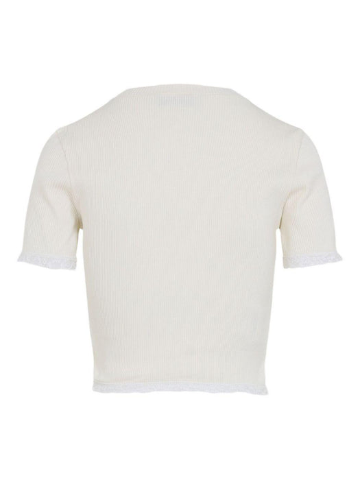 lace-trimmed top MJN580 S OOO 17Z9F0304 MIU MIU 