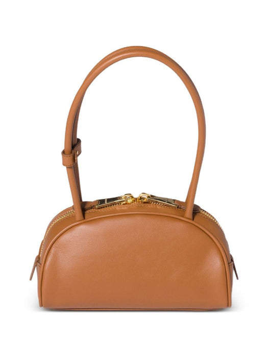 Beau embossed-logo leather shoulder bag 5BB192 V OOO 2CRWF0046 MIU MIU 