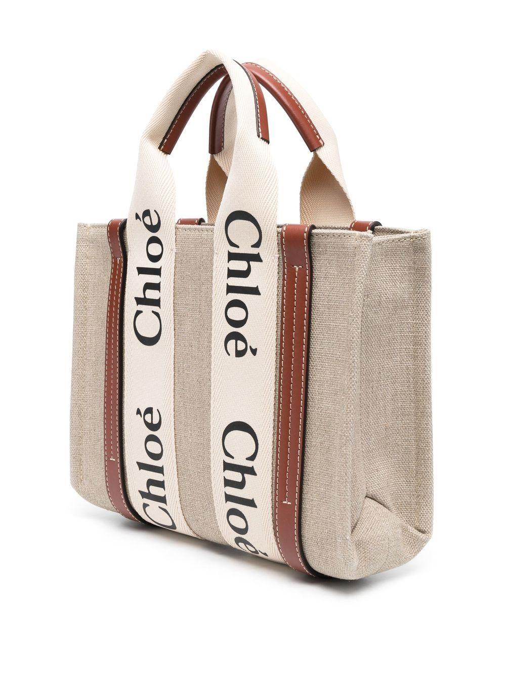 logo-print tote bag C22AS397I26 90U CHLOÉ 