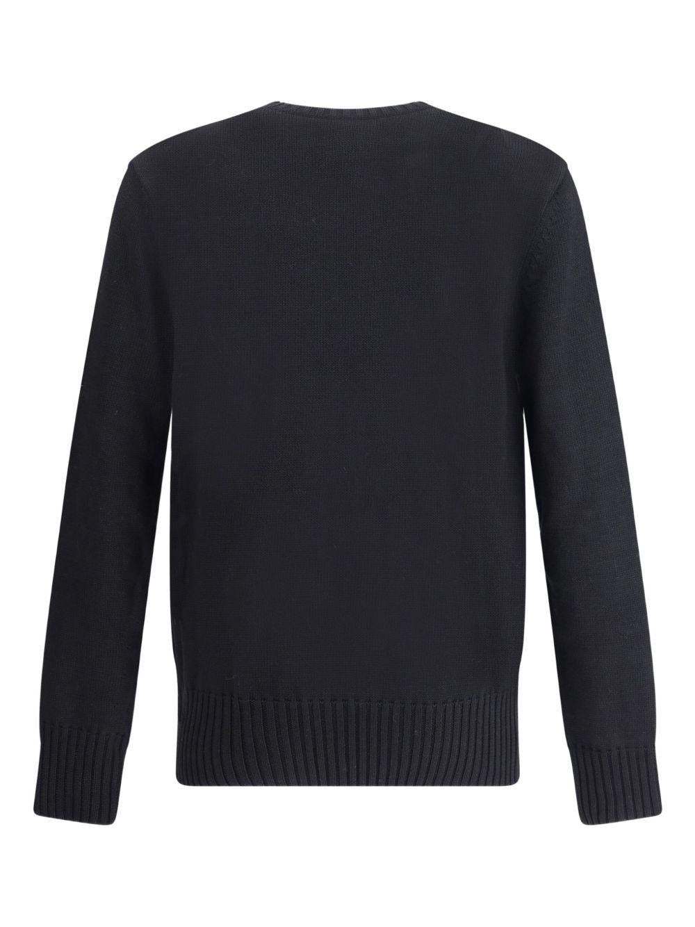 embossed-logo crew-neck sweater BM90W04YNM 001 GIVENCHY 