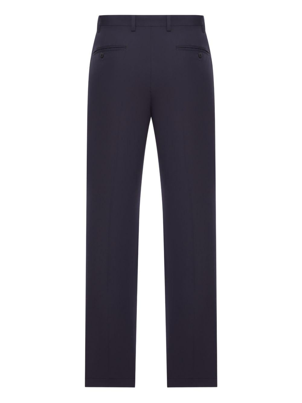 tailored cotton poplin trousers UP0419 S OOO 1XV2F0ABB PRADA 