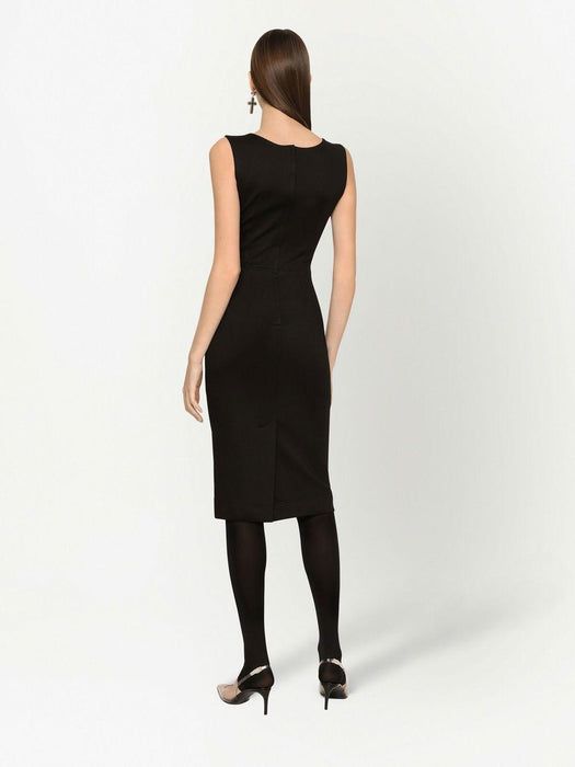 Milano-rib sleeveless midi dress F6ARNT FUGPNN0000 DOLCE & GABBANA 