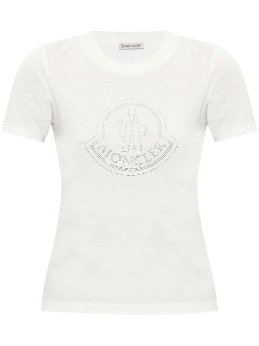 logo-print cotton T-shirt K20938C00013 89AB2033 MONCLER 