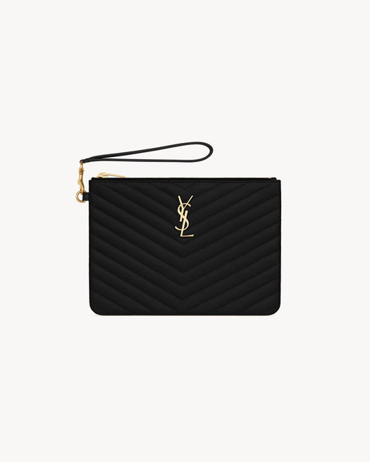 quilted leather purse<BR/><BR/> 379039 CWU011000 SAINT LAURENT 