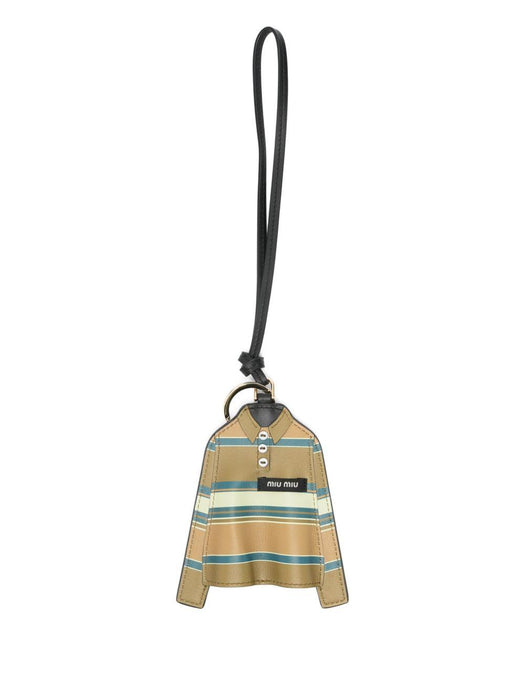 striped shirt keyring 5TL601 2IGEF0037 MIU MIU 