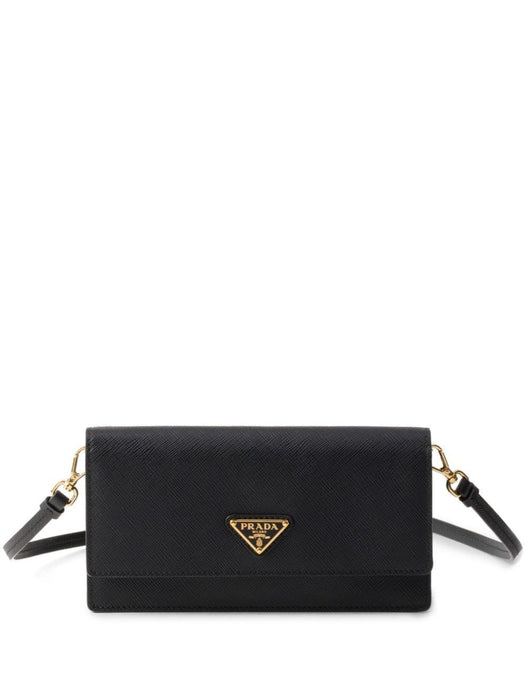 triangle-logo leather mini bag 1NF059 2DB3F0002 PRADA 