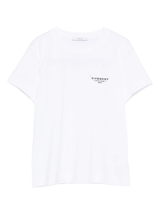 logo-print T-shirt BW70FJP75N 100 GIVENCHY 
