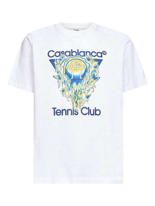 Tennis Club graphic-print T-shirt M-SP26-JTS-001-01 TENNIS CLUB ICON CASABLANCA 