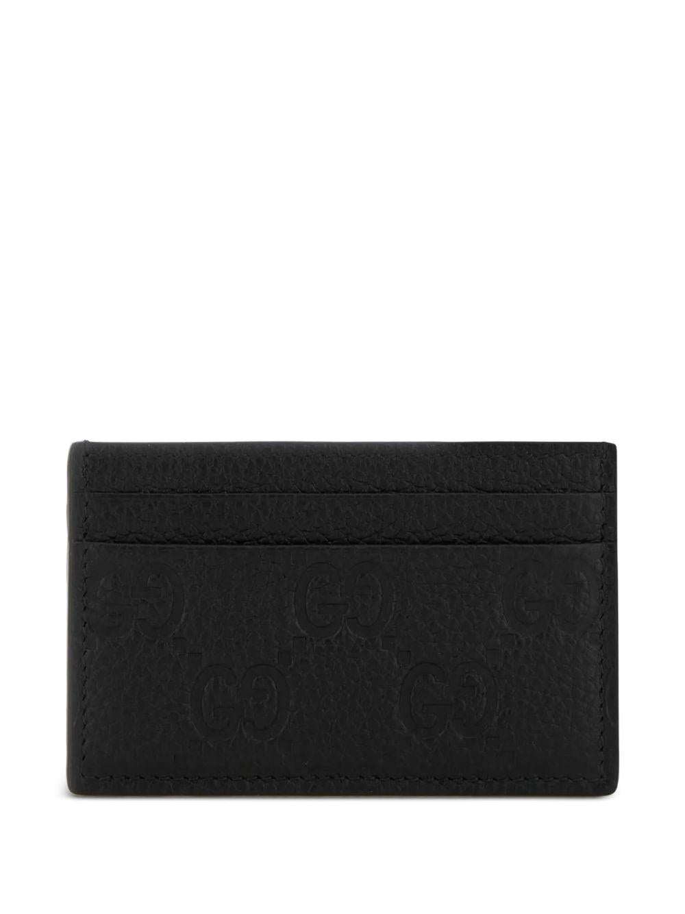 GG-debossed leather card holder 835151 AAE511000 GUCCI 