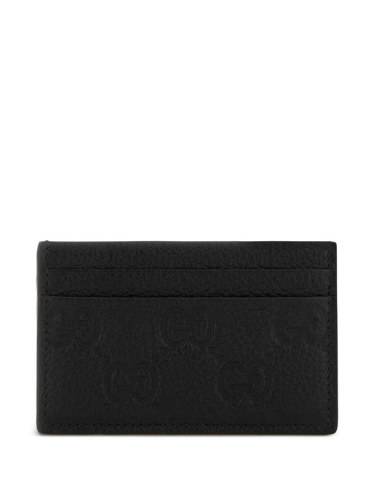 GG-debossed leather card holder 835151 AAE511000 GUCCI 