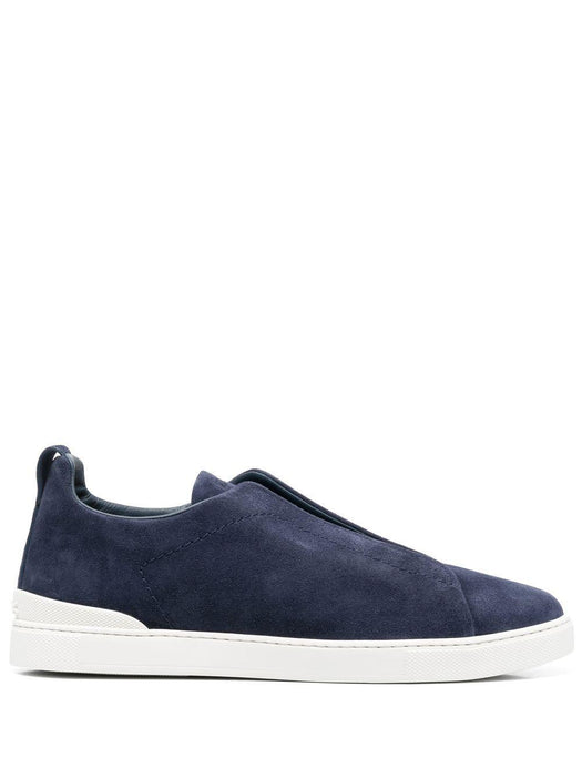 Triple Stitch suede slip-ons LHSOY S4667ZRTZ ZEGNA 