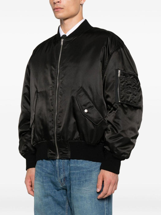 button-fastening bomber jacket<BR/> 838713 YZ9BV1000 SAINT LAURENT 