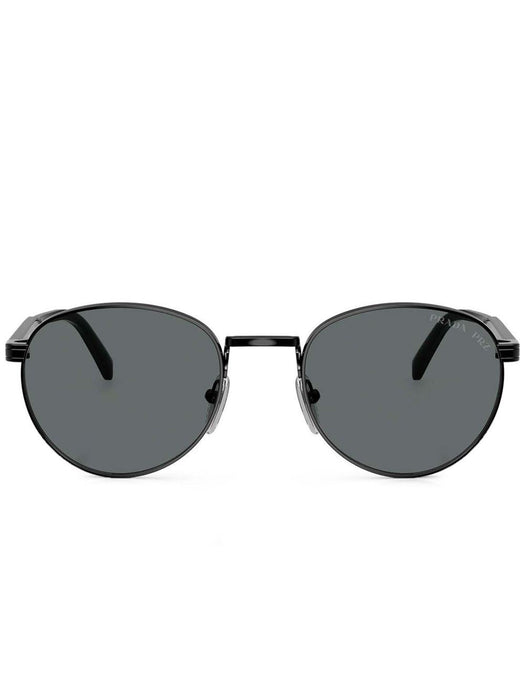 round-frame sunglasses 400-PR B51S 1AB5Z1 53  PRADA 