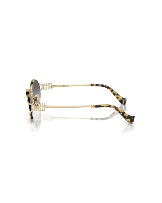 MU 52YS OVAL-SHAPE SUNGLASSES<BR/> 400-MU 52YS ZVN5D1 54  MIU MIU 
