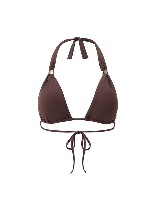 Grenada Brown Bikini Top GRENADA TOP BRWN MELISSA ODABASH 