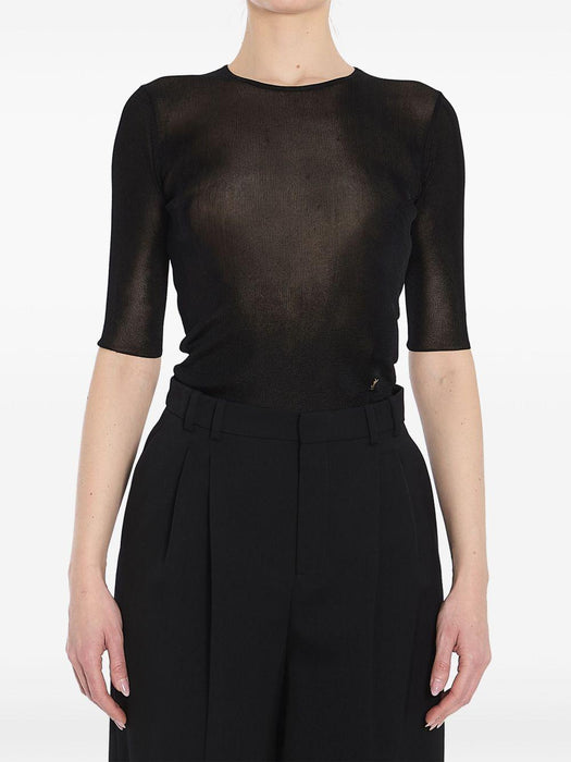 Cassandre cropped top 819910 Y75WA1000 SAINT LAURENT 