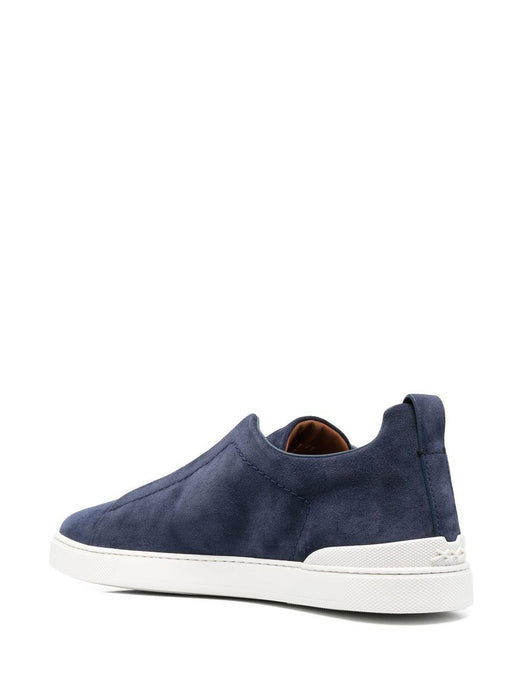 Triple Stitch suede slip-ons LHSOY S4667ZRTZ ZEGNA 