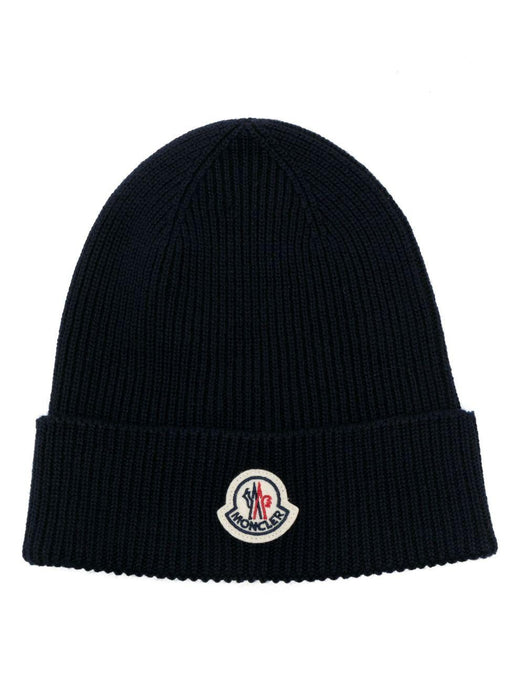 logo-patch ribbed-knit beanie K20913B70500 A9342742 MONCLER 