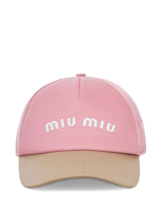 Drill two-tone logo baseball cap 5HC179 ACQ1F0W0M MIU MIU 