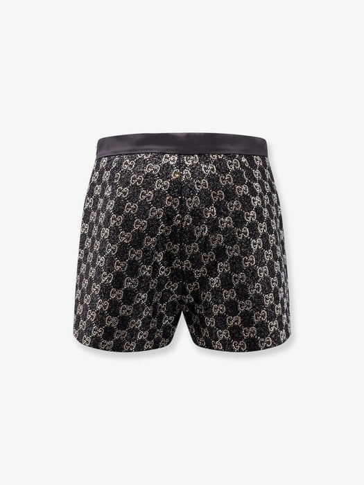 Embroidered wool tweed lamé shorts 853382 ZARWY1000 GUCCI 