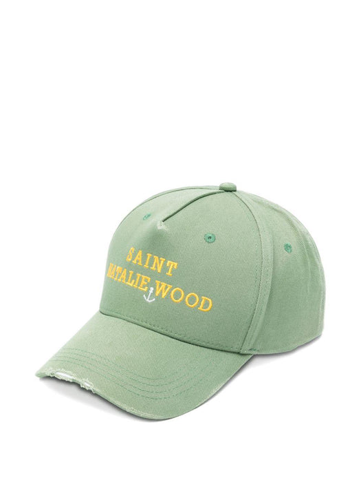 Saint Natalie Wood cotton hat SAINT NATALIE WOOD HAT GREEN PALY HOLLYWOOD 