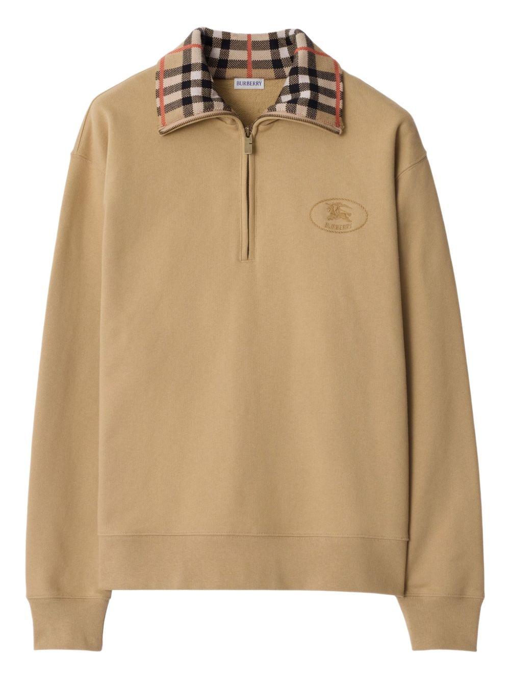 cotton zip-up sweatshirt 8110589 B8626 BURBERRY 