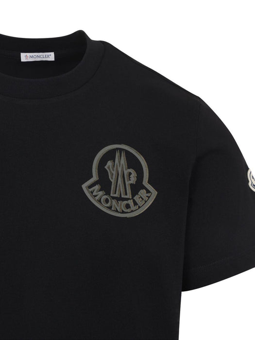 logo-patch cotton T-shirt K20918C00057 89AZ9999 MONCLER 