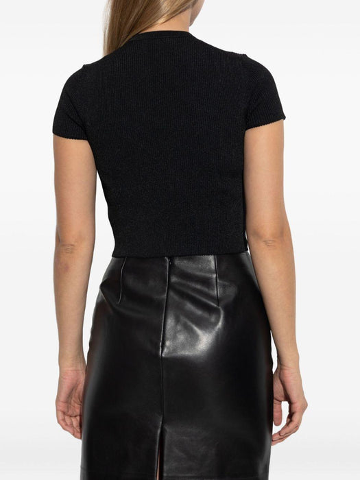 ribbed cropped T-shirt BW61H14ZSK001 001 GIVENCHY 