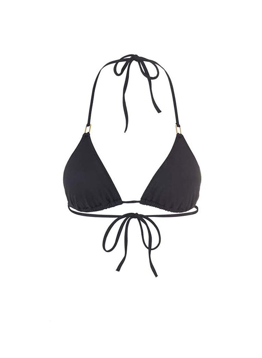 Cancun Black Bikini Top CANCUN TOP CORE CR BLK MELISSA ODABASH 