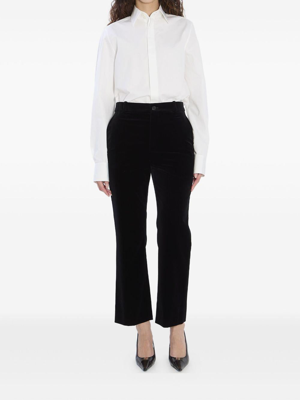 velvet trousers<BR/><BR/><BR/><BR/><BR/><BR/><BR/><BR/><BR/><BR/><BR/> 825007 Y580T1000 SAINT LAURENT 