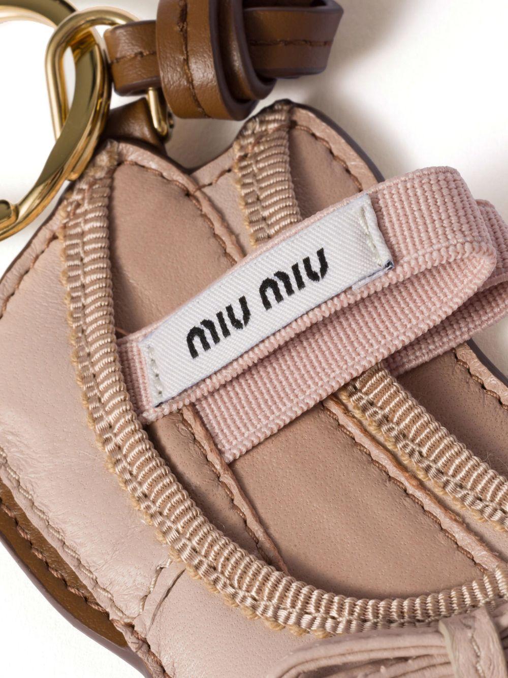 Miu Ballet trick keychain 5TL533 2CUMF0NZ2 MIU MIU 