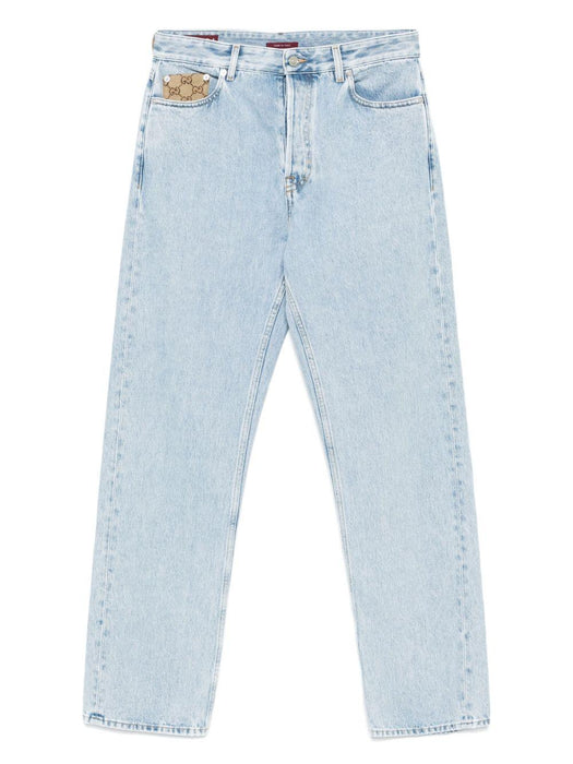 GG canvas insert jeans 835219 XDDCY4452 GUCCI 