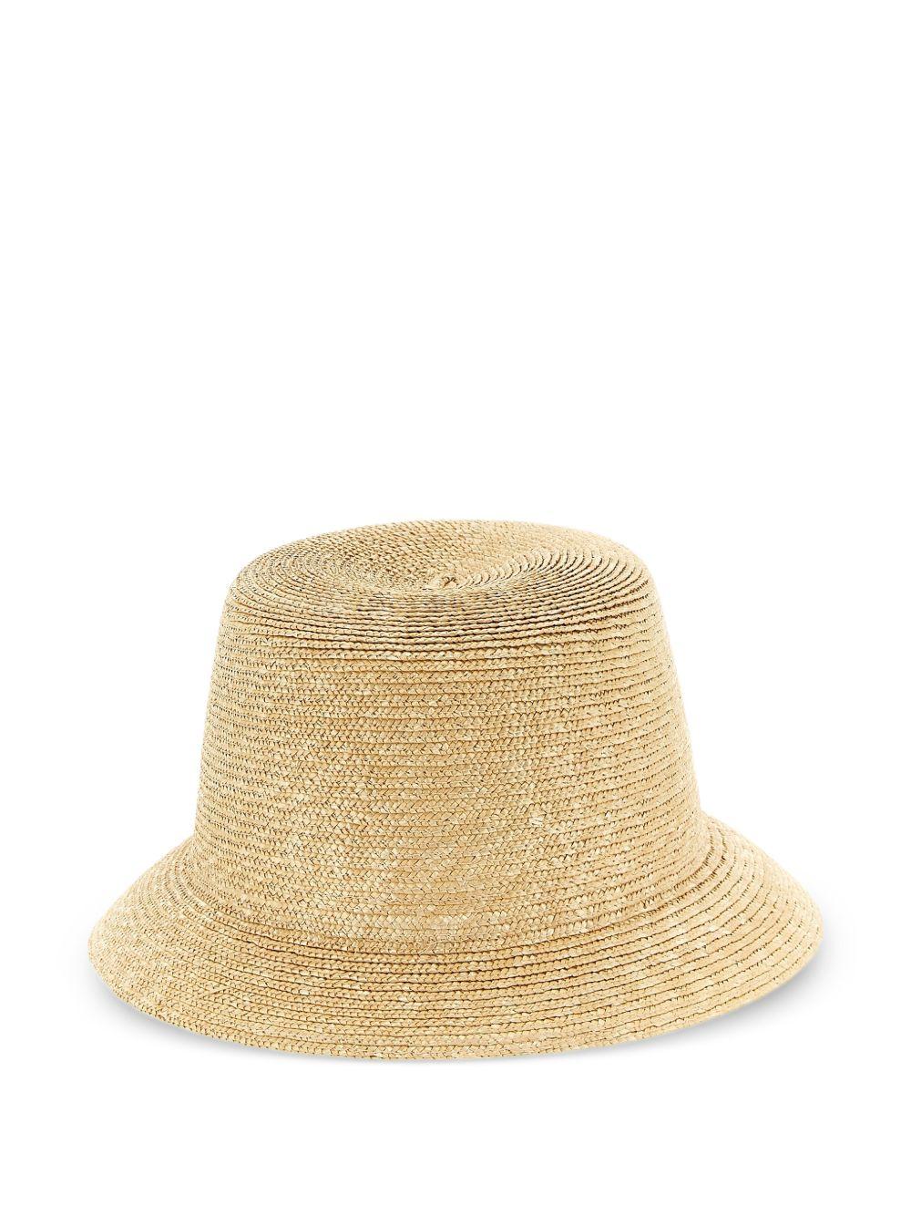 Maglina straw bucket hat 703012 3YG579600 SAINT LAURENT 