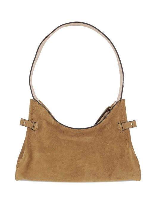 charm-embellished suede shoulder bag 25AS872P37 21B CHLOÉ 