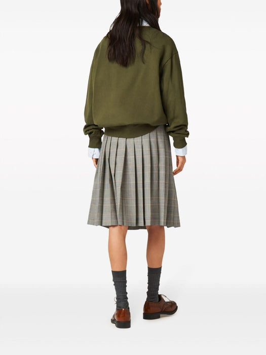 MIU MIU TOPS SWEATSHIRT W LOGO MJL906 S 231 12HFF0O4J MIU MIU 