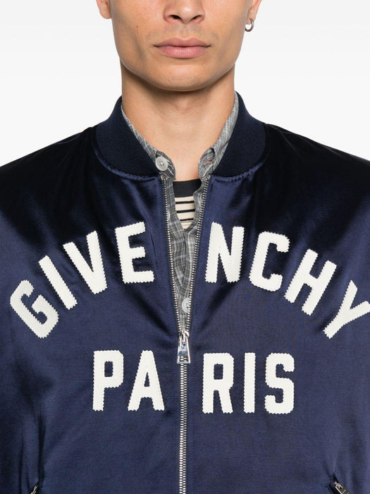logo bomber jacket BM01E01610 410 GIVENCHY 