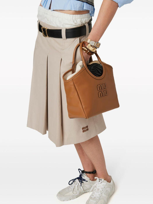 pleated gabardine skirt MG2232 S OOO 12NSF0A08 MIU MIU 